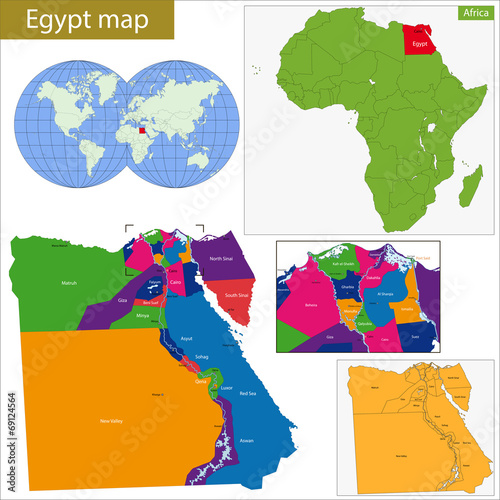 Egypt map
