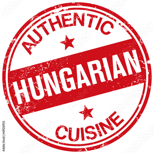 hungarian cuisine stamp