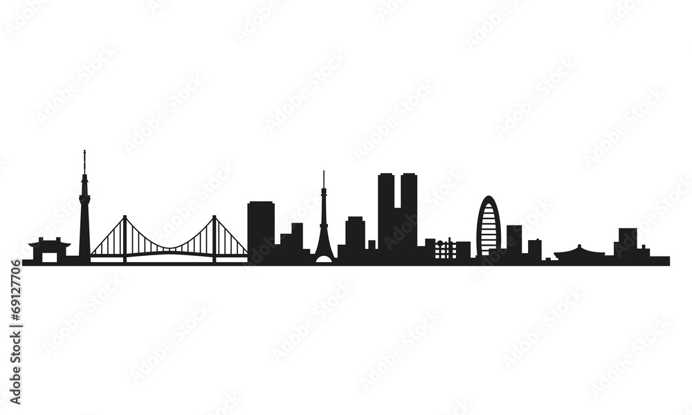 Obraz premium Skyline Tokyo