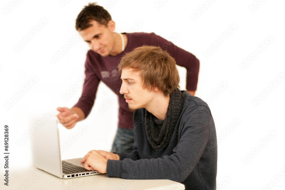 Studenten am Computer