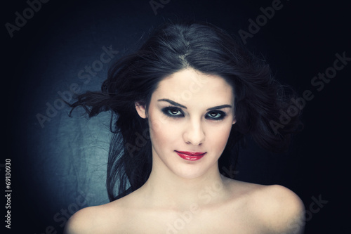 portrait of a beautiful young woman