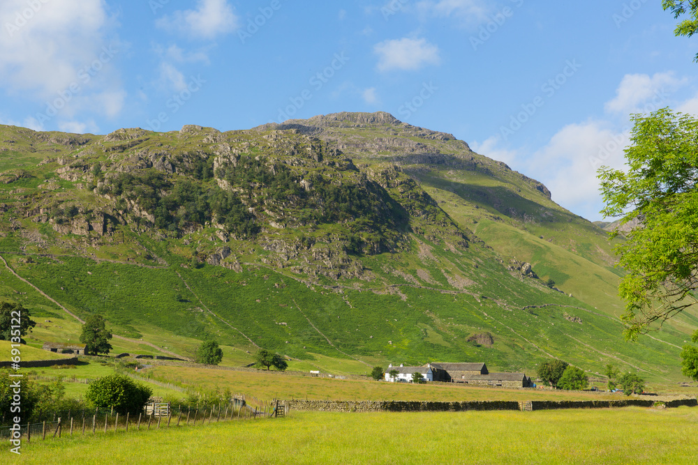 Langdale Valley Lake District Cumbria Old Dungeon Ghyll UK