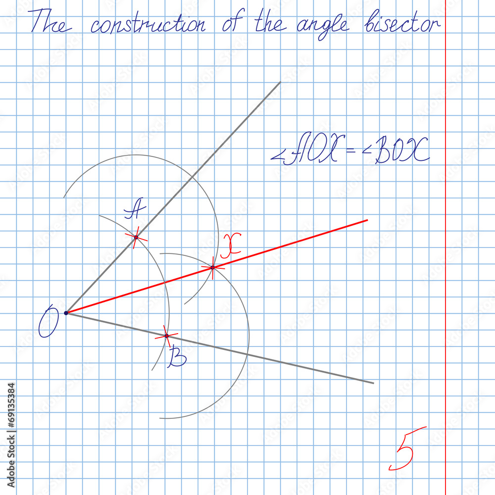 vector, construct an angle bisector