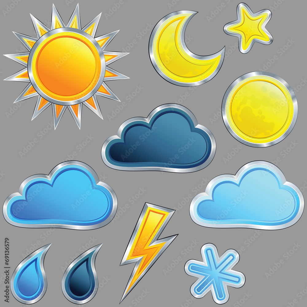 vector set weather icon vector set weather icon