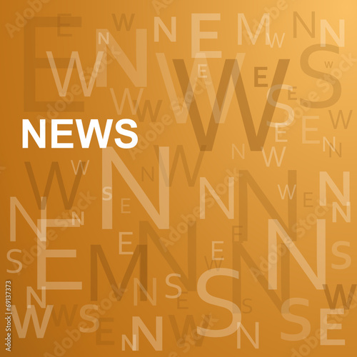 "NEWS" Letter Collage (media live breaking headlines rss feed)
