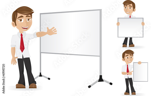 Young businessman set