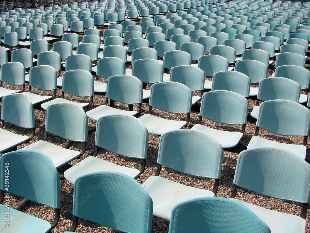 Naklejka premium Outdoor chairs