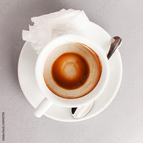 empty coffee cup