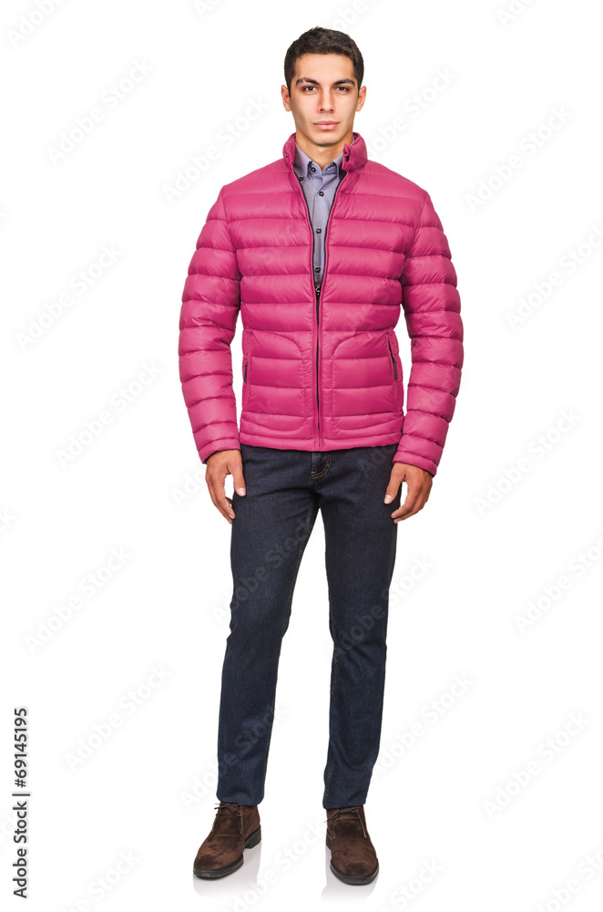 Man in fashion look isolated on white Man in fashion look isolated on white