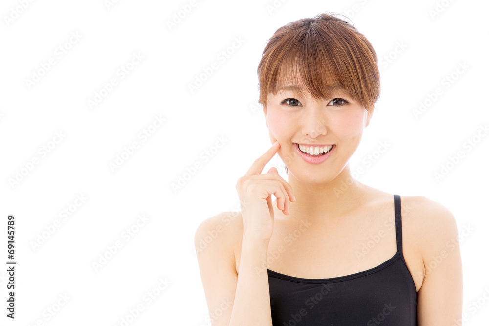 attractive asian woman skincare image attractive asian woman skincare image