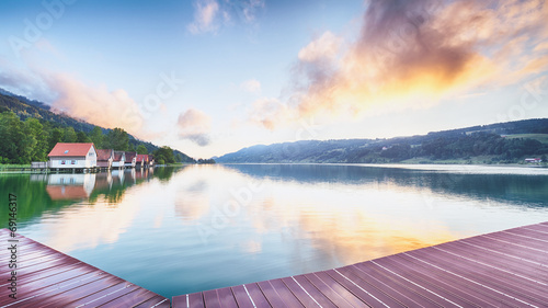 Mountain Lake at the Alps, Germany © ptnphotof