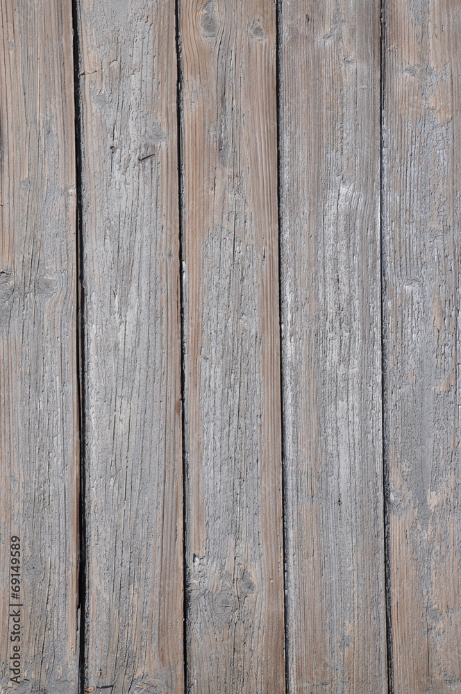 Old wooden fence as background