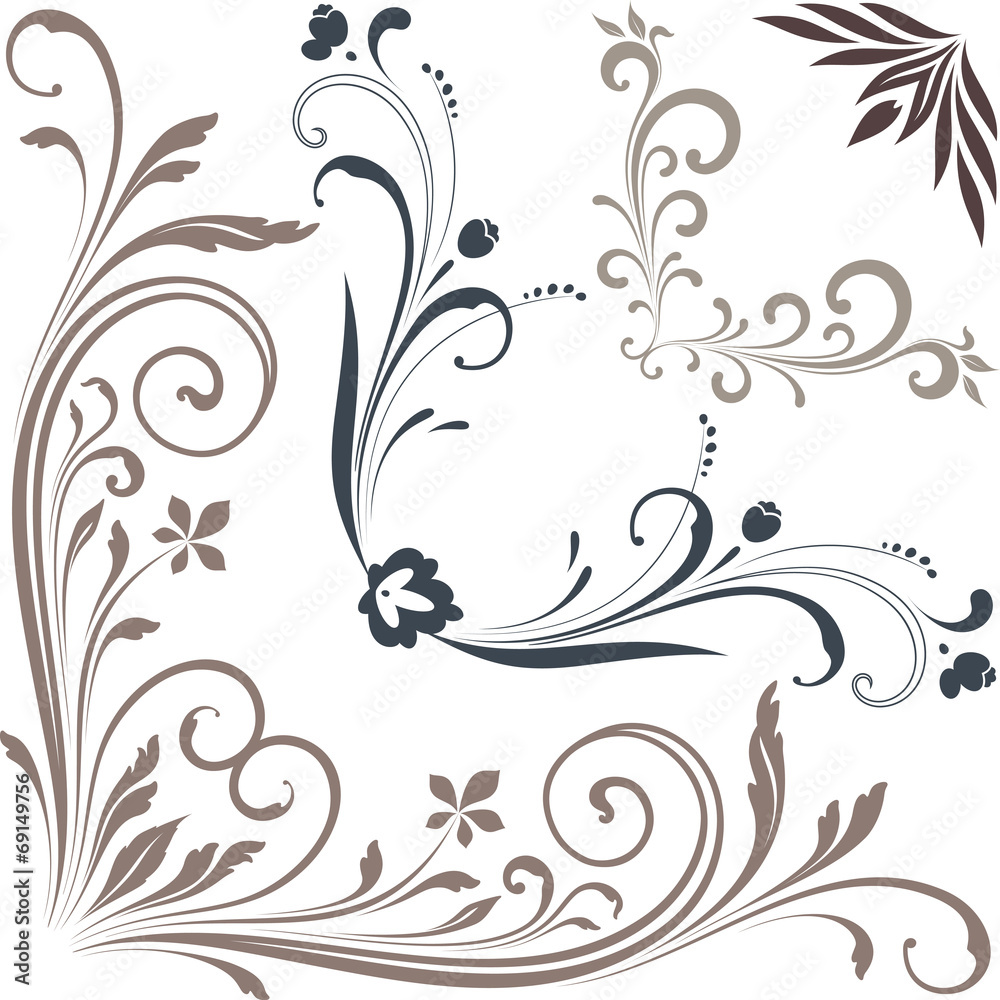 corner scrolls corner scrolls
