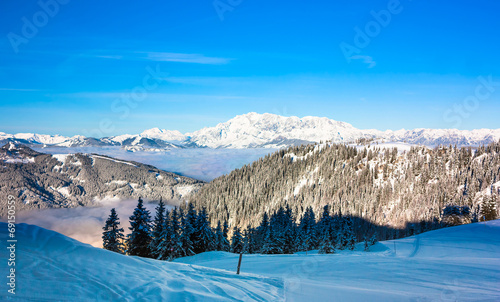 Mountains ski resort in Austria - nature and sport picture © lkoimages