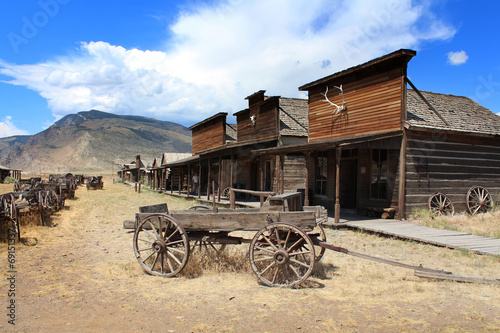 Tableau sur toile Ghost town - Cody / Wyoming,