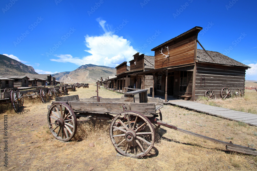 Fototapeta premium Ghost town - Cody / Wyoming,