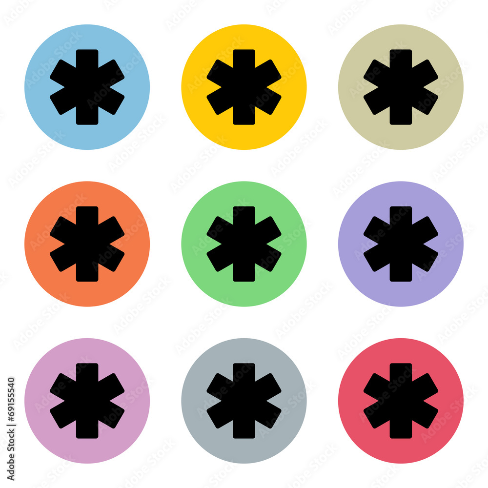 Obraz premium Flat App Icons