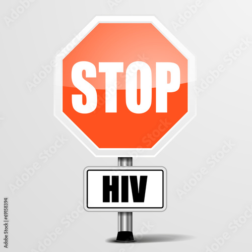 RoadSign Stop HIV