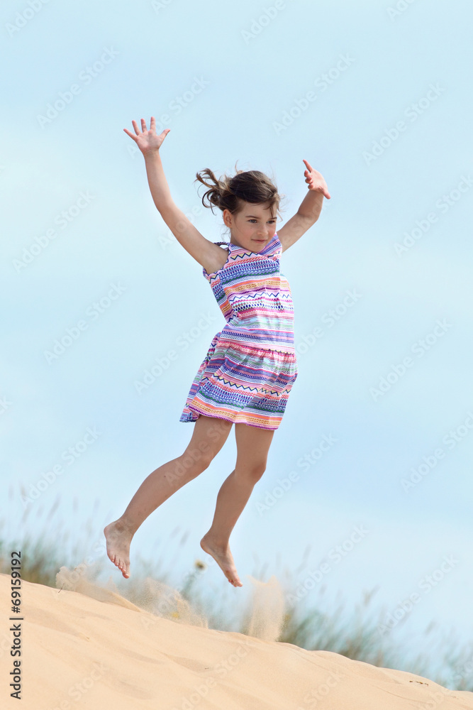 Girl jumping Girl jumping