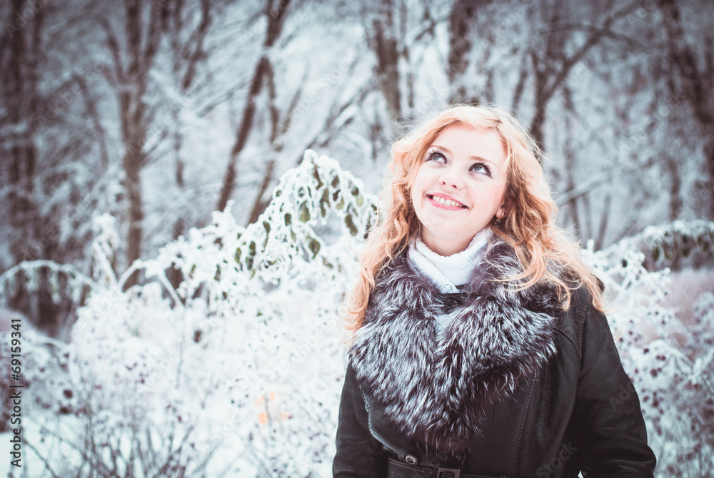 Woman in winter Woman in winter