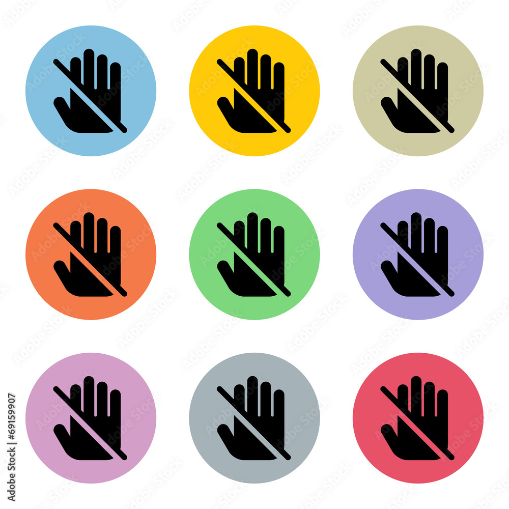 Fototapeta premium Flat App Icons