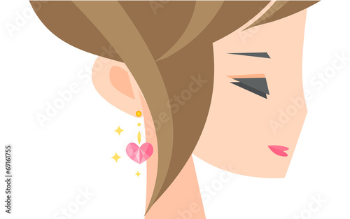 girl with an earring