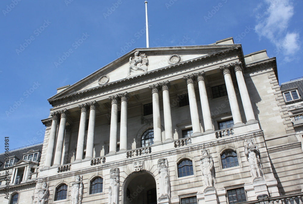 The Bank of England in Central London