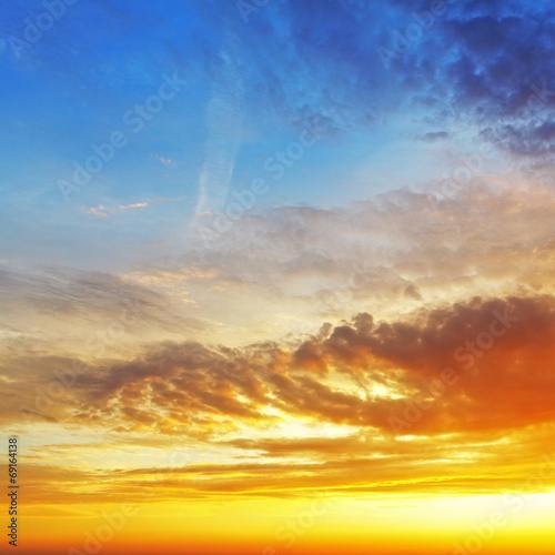 Konstfotografi Sky sunrise only