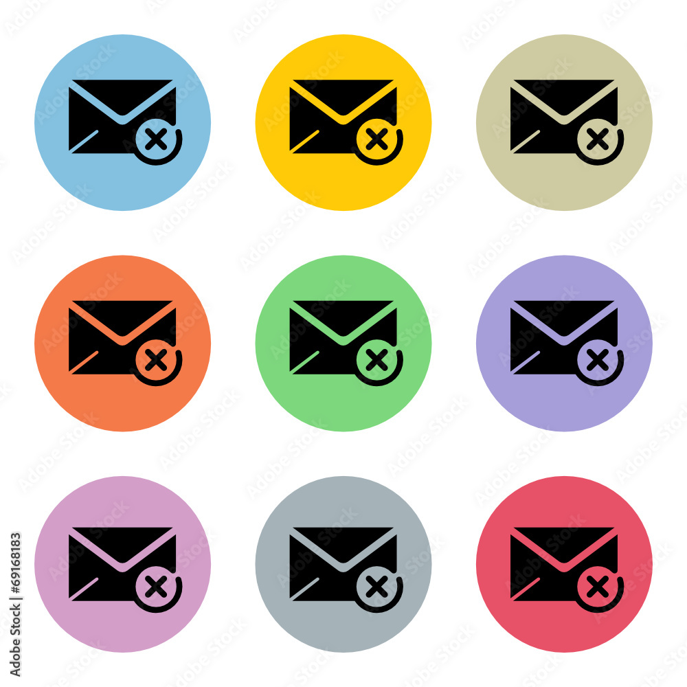 Flat Colorful Icon-Set Flat Colorful Icon-Set