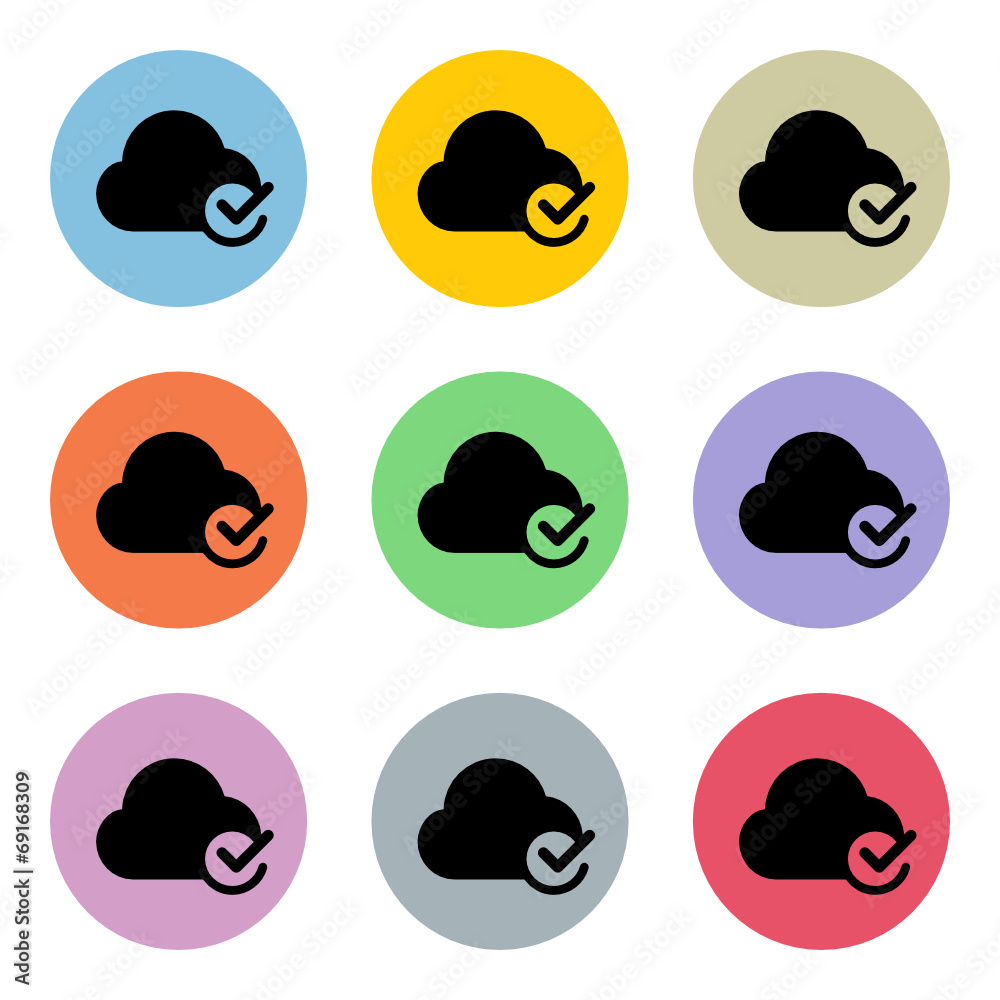 Flat Colorful Icon-Set Flat Colorful Icon-Set