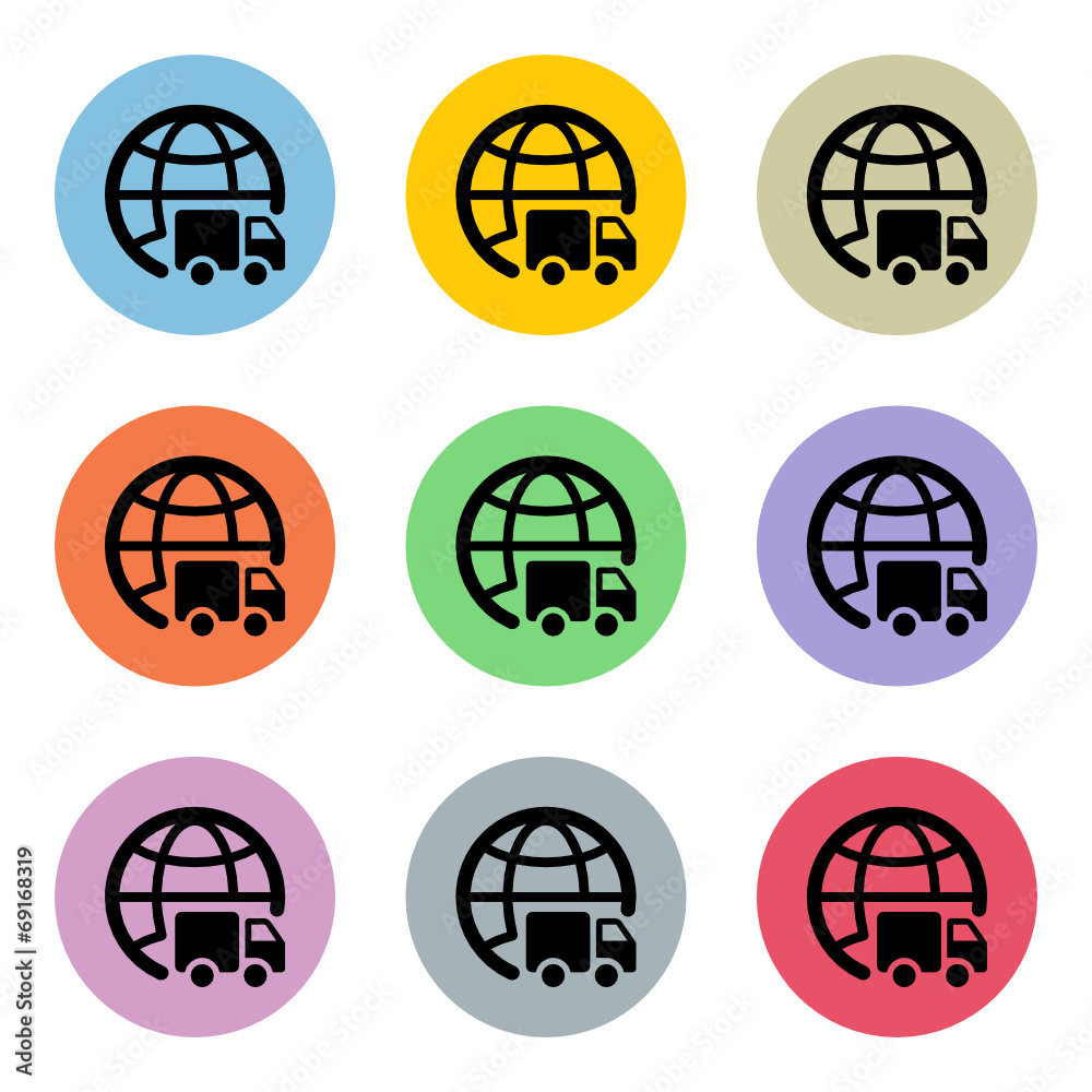Flat Colorful Icon-Set Flat Colorful Icon-Set