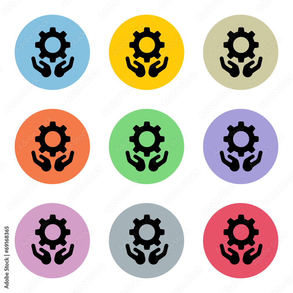 Flat Colorful Icon-Set