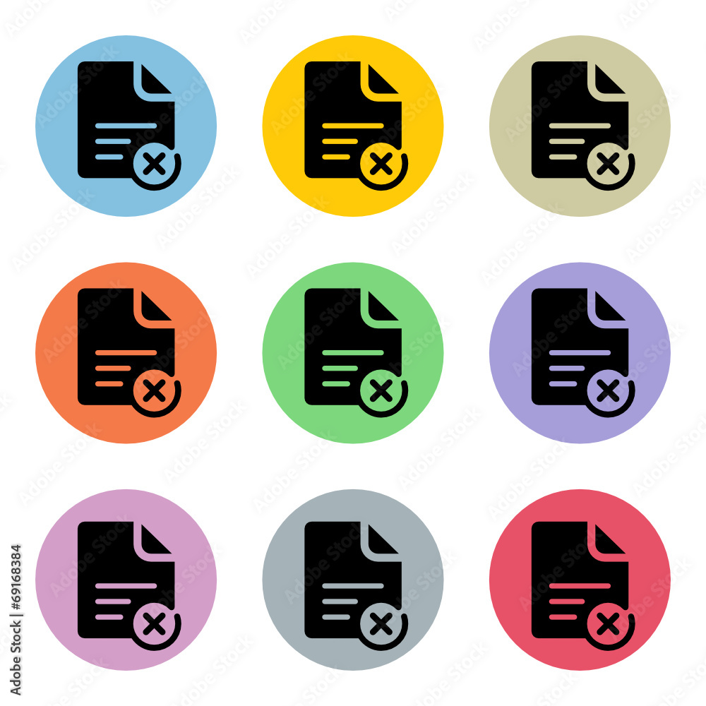 Flat Colorful Icon-Set Flat Colorful Icon-Set