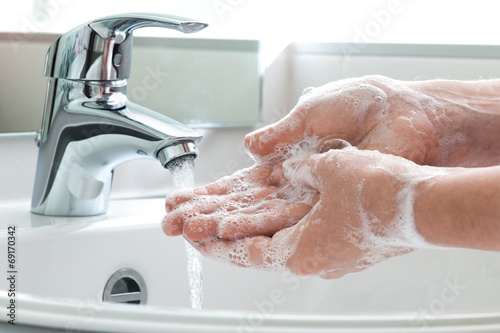 Washing hands