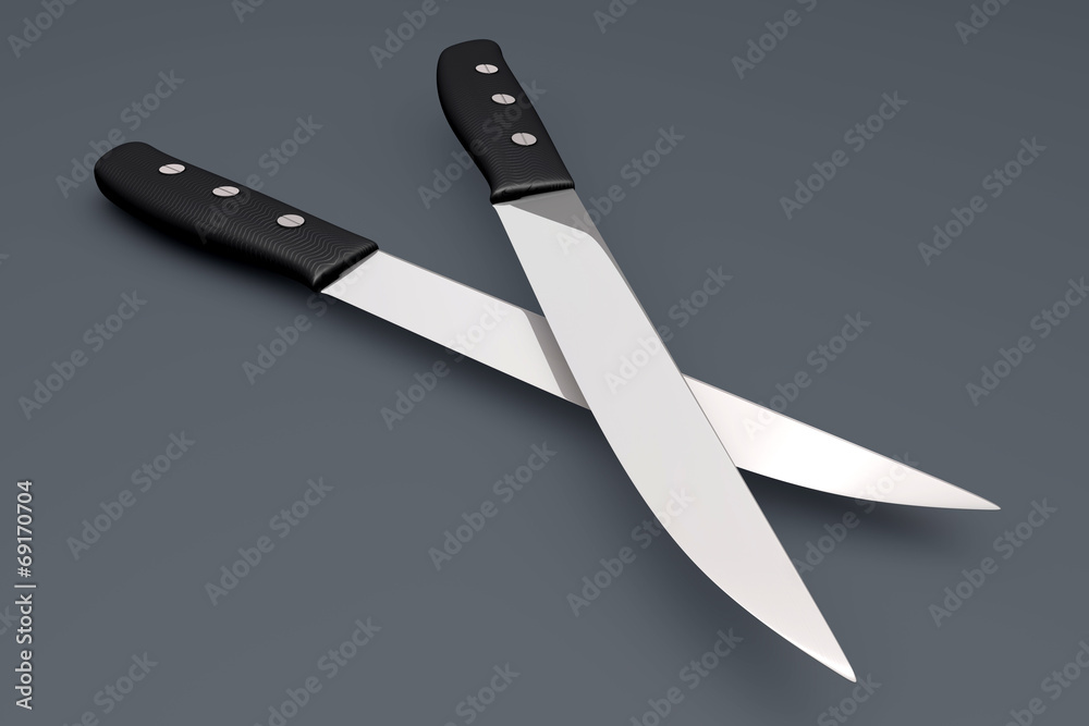Obraz premium Zwei Messer