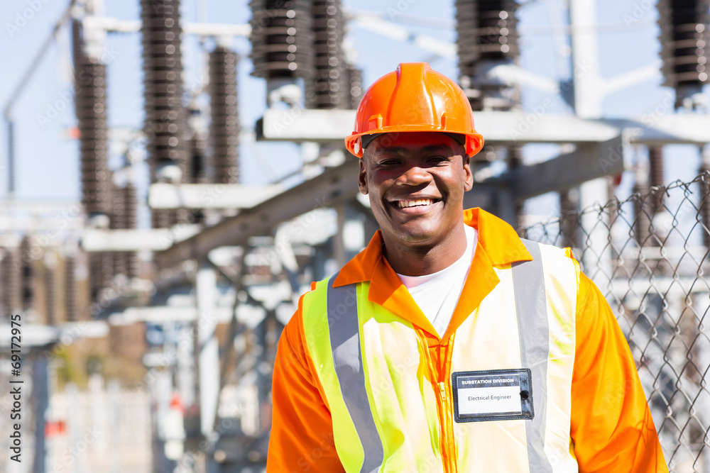 young african electrical engineer young african electrical engineer