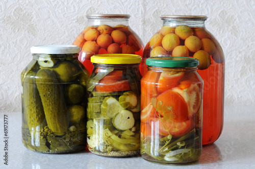 House canned food.