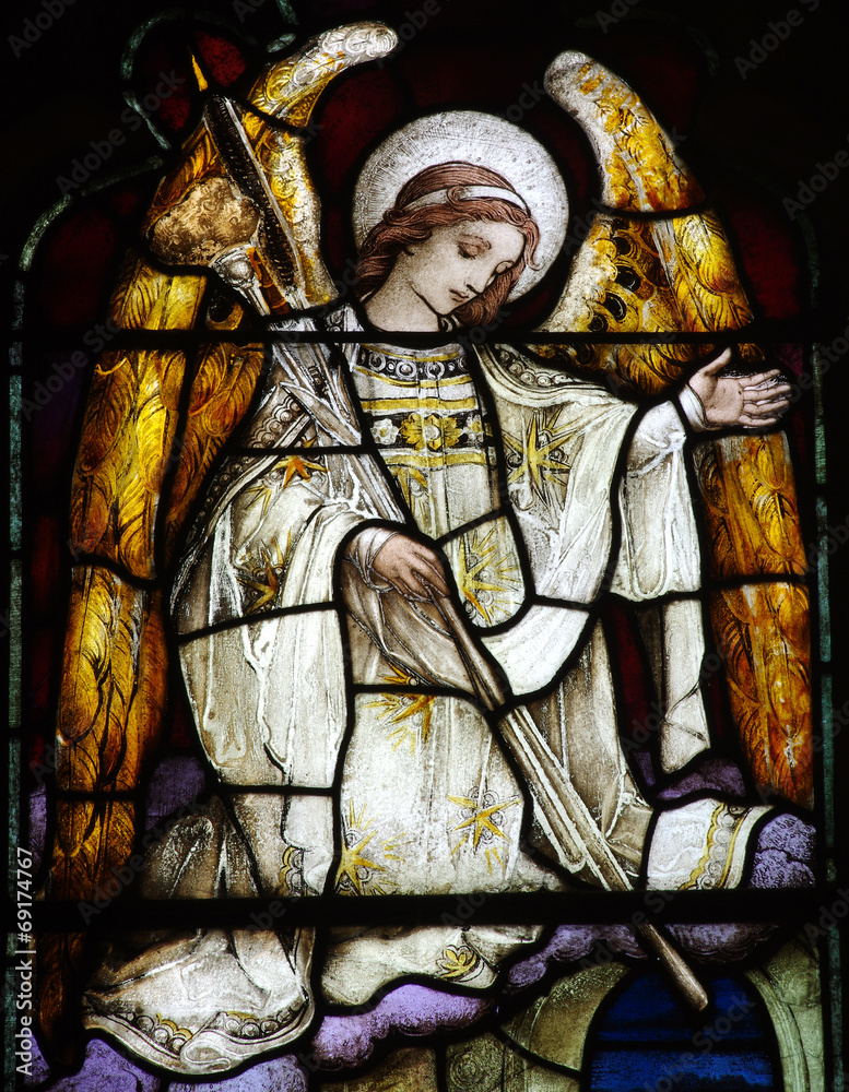 Obraz premium Angel (stained glass)