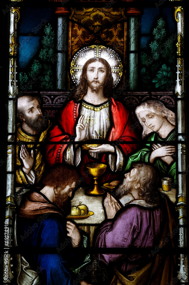 The Last Supper (stained glass)