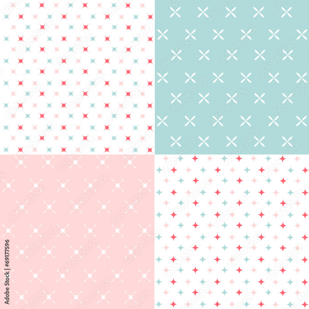 Set of seamless patterns Set of seamless patterns