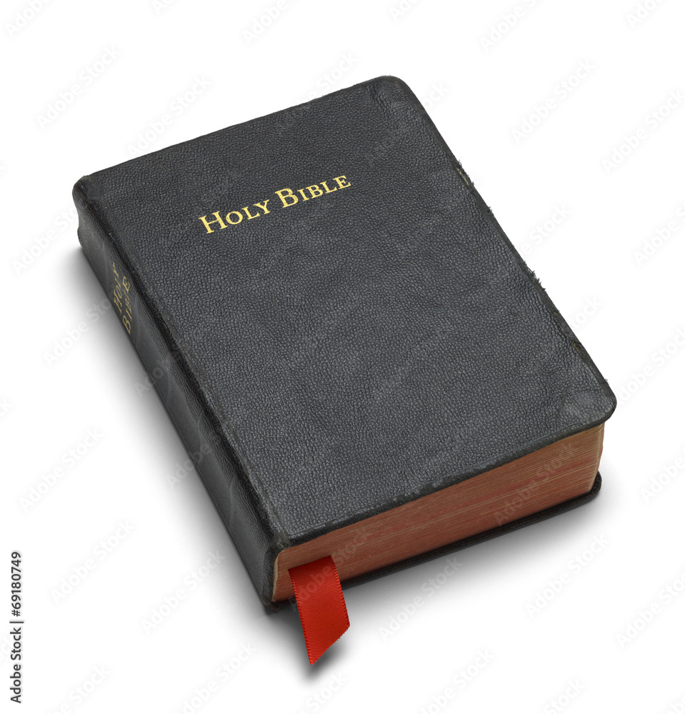Naklejka premium Black Holy Bible
