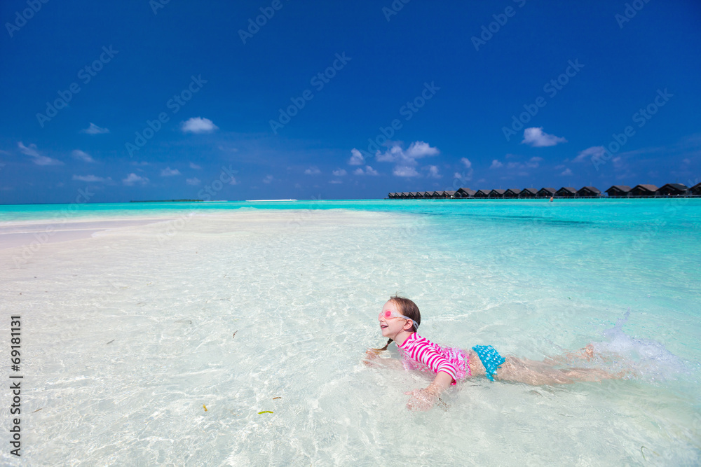 Little girl on vacation