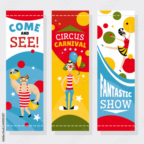 Circus banners