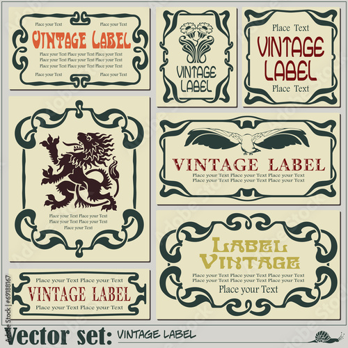 Border style labels on different topics