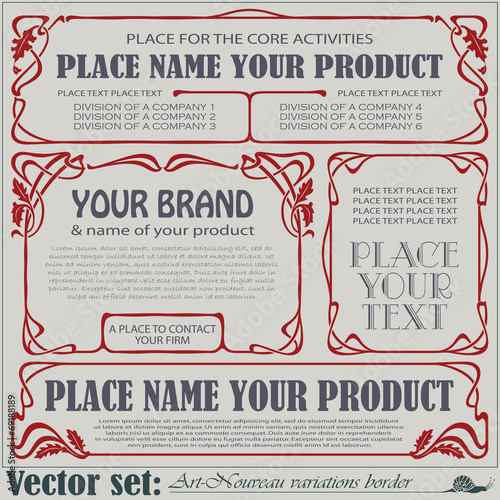 Border style labels on different topics