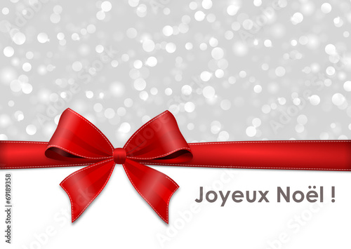 Joyeux noël - carte arc