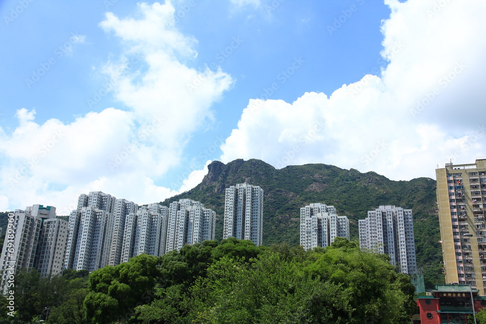 Obraz premium Lion Rock, Hong Kong