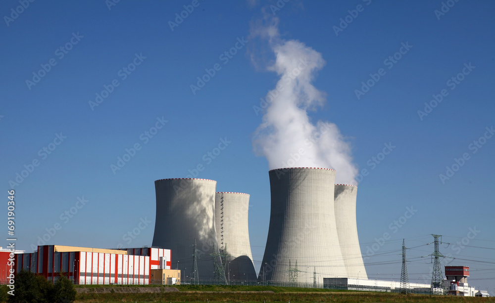 Nuclear power plant Temelin in Czech Republic Europe Nuclear power plant Temelin in Czech Republic Europe