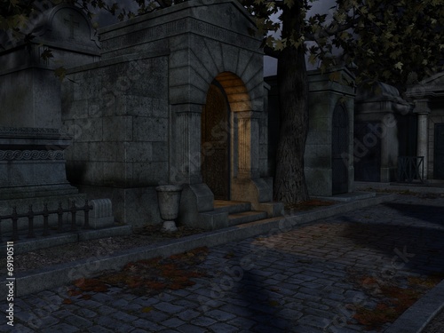 Cemetery- Halloween Background