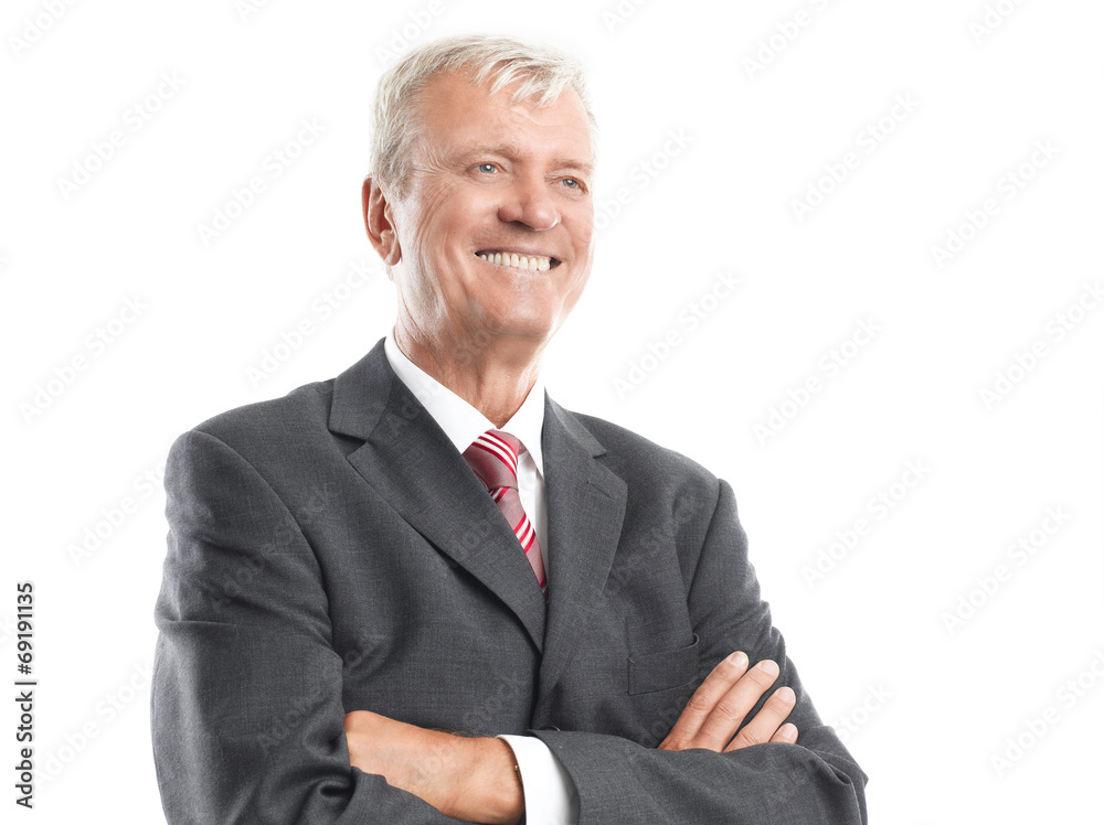 Old businessman portrait Old businessman portrait
